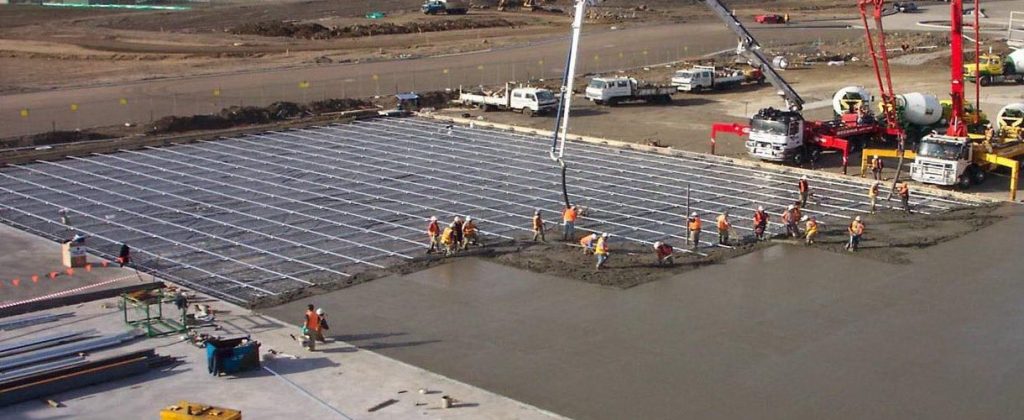 Saha Betonu Uygulaması